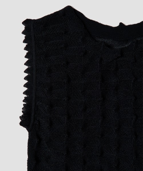 teloplan taki knit dress black 黒　ワンピース TÉLOPLAN Taki Knit Dress / Black