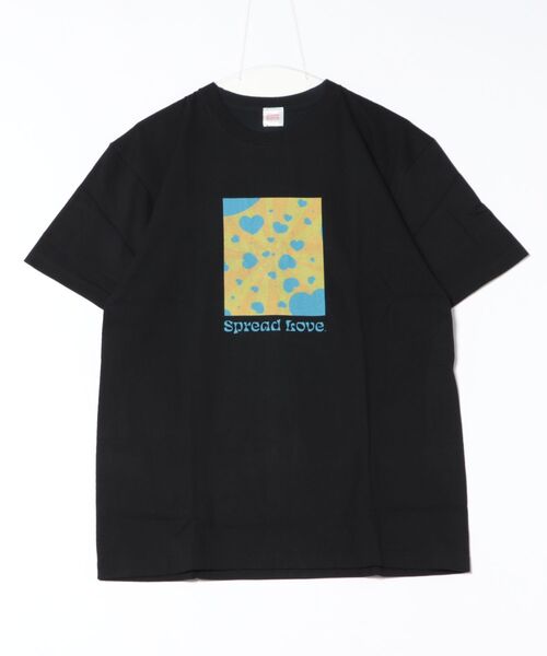 ARCHIVER(アーカイバ)の「【RS】【Spread Love】オリジナルプリント S/S T(Tシャツ/カットソー・レディース・ブラック・MEDIUM)」の1枚目の写真