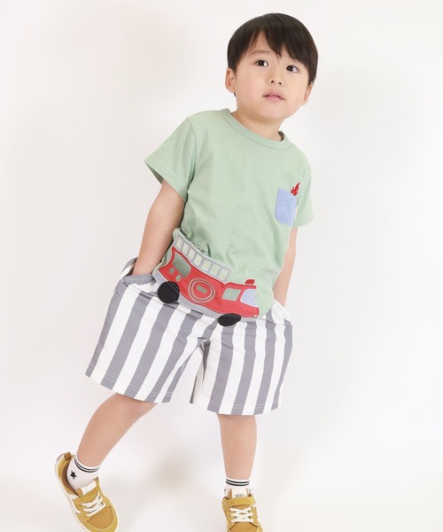 SKAPE(エスケープ)の「ナイロン4.5分パンツ(その他パンツ・キッズ・ブラック/グレー/ブルー/イエロー・90cm/100cm/110cm/120cm/130cm)」の1枚目の写真