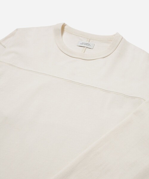 Saturdays NYC（サタデーズ ニューヨークシティ ）の「Varsity LS Tee（Tシャツ/カットソー・メンズ・オフホワイト/ブラック・L/M/S/XL）」の10枚目の写真