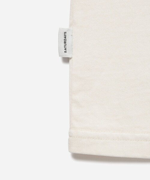 Saturdays NYC（サタデーズ ニューヨークシティ ）の「Varsity LS Tee（Tシャツ/カットソー・メンズ・オフホワイト/ブラック・L/M/S/XL）」の12枚目の写真