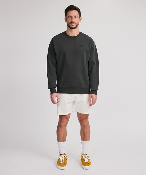 Saturdays NYC（サタデーズ ニューヨークシティ ）の「Varsity LS Tee（Tシャツ/カットソー・メンズ・オフホワイト/ブラック・L/M/S/XL）」の3枚目の写真