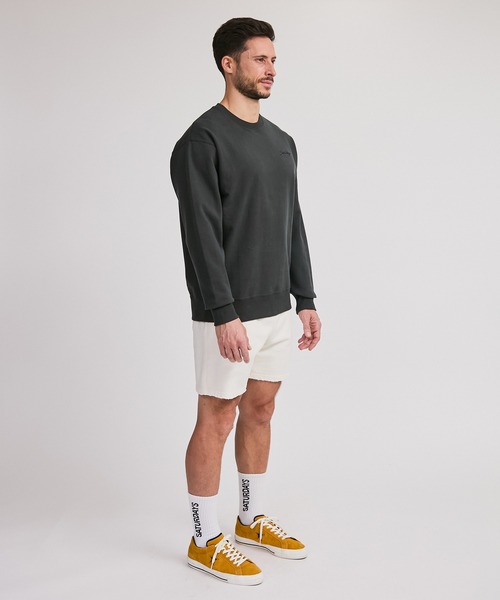 Saturdays NYC（サタデーズ ニューヨークシティ ）の「Varsity LS Tee（Tシャツ/カットソー・メンズ・オフホワイト/ブラック・L/M/S/XL）」の4枚目の写真