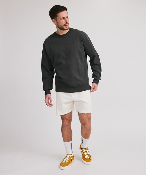 Saturdays NYC（サタデーズ ニューヨークシティ ）の「Varsity LS Tee（Tシャツ/カットソー・メンズ・オフホワイト/ブラック・L/M/S/XL）」の6枚目の写真