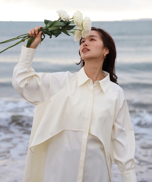【オマケ付き】AYH ASYMMETRY SHIRTS/アシンメトリーシャツ asymmetry fly yoke shirt / アシンメトリーフライヨークシャツ