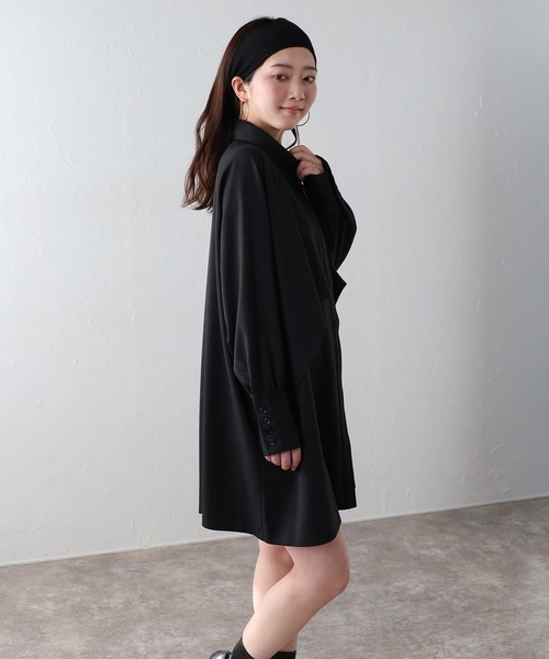asymmetry fly yoke shirt / アシンメトリーフライヨークシャツ