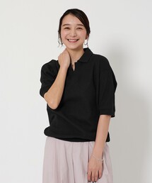 BEAUTY&YOUTH UNITED ARROWS(ビューティーアンドユースユナイテッドアローズ)の「【WEB限定】グリッド エアーワッフル スキッパー ポロシャツ(Tシャツ/カットソー・メンズ)」