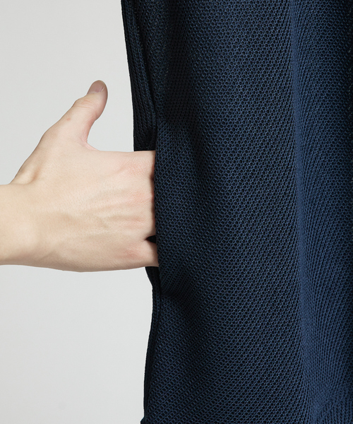 ABAHOUSE（アバハウス）の「シアージャージー  2ボタン 比翼 カーディガン（カーディガン/ボレロ・メンズ・ブラック/ネイビー/グレイッシュベージュ・46/48）」の8枚目の写真