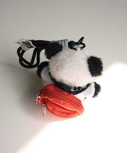 ぬいぐるみキーチャーム カラビナ パンダ ロープデザイン