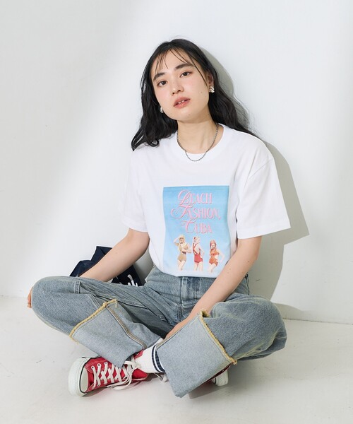 tシャツ Autumn Girls photo Tシャツ/フォトTシャツ レディース FREAK'S STORE｜Autumn Girls photo Tシャツ 25AW | Rakuten