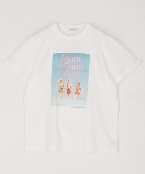 FREAK'S STORE(フリークスストア)の「Girls photo Beach フォトTシャツ/ガールズ ビーチ フォトTシャツ(Tシャツ/カットソー・レディース・オフホワイト/サックスブルー・フリ-)」の20枚目の写真