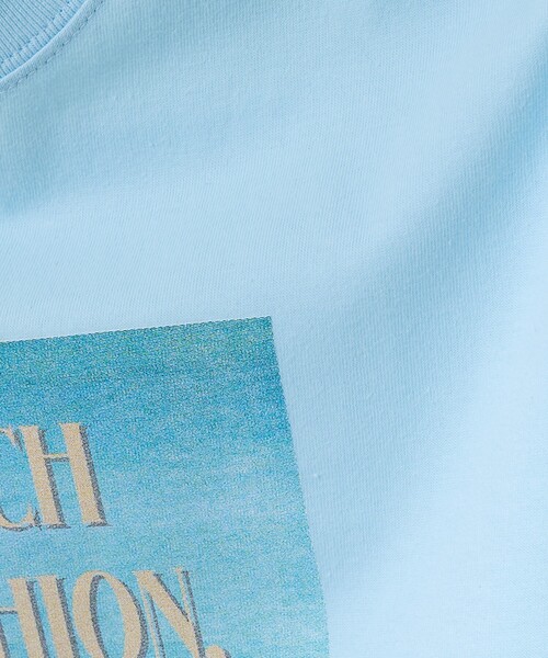 FREAK'S STORE(フリークスストア)の「Girls photo Beach フォトTシャツ/ガールズ ビーチ フォトTシャツ(Tシャツ/カットソー・レディース・オフホワイト/サックスブルー・フリ-)」の13枚目の写真