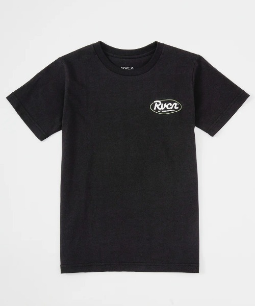 RVCA(ルーカ)の「RVCA キッズ RANCH SCRIPT SS Tシャツ 【2025年春夏モデル】/ルーカロゴバックプリント半袖Tシャツ(Tシャツ/カットソー・キッズ・ブラック/レッド系その他/キャメル/ホワイト・160/150/140/130)」の6枚目の写真