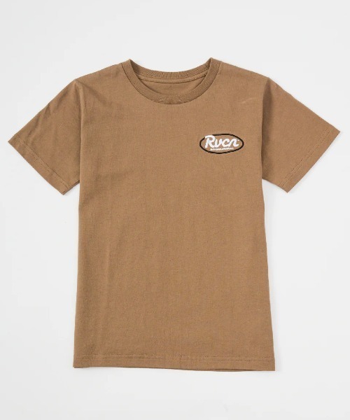 RVCA(ルーカ)の「RVCA キッズ RANCH SCRIPT SS Tシャツ 【2025年春夏モデル】/ルーカロゴバックプリント半袖Tシャツ(Tシャツ/カットソー・キッズ・ブラック/レッド系その他/キャメル/ホワイト・160/150/140/130)」の10枚目の写真