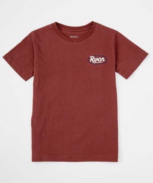 RVCA(ルーカ)の「RVCA キッズ RANCH SCRIPT SS Tシャツ 【2025年春夏モデル】/ルーカロゴバックプリント半袖Tシャツ(Tシャツ/カットソー・キッズ・ブラック/レッド系その他/キャメル/ホワイト・160/150/140/130)」の11枚目の写真