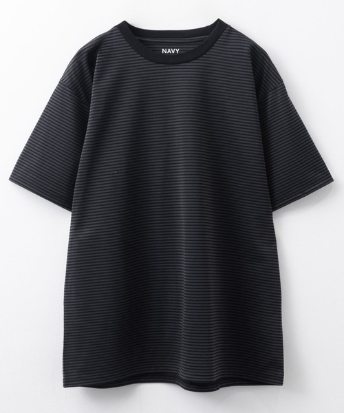 NAVY(ネイビー)の「NAVY クルーボーダーTシャツ(Tシャツ/カットソー・メンズ・ブラック×グレー/ホワイト×ブラック・S/M/L/XL/XXL)」の14枚目の写真