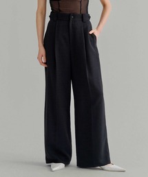 louren | 【Louren/ローレン】medium width pants/リネンライクセミワイドパンツ(その他パンツ)