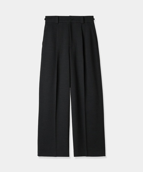 louren（ローレン ）の「《ZOZOTOWN限定》【Louren/ローレン】medium width pants/リネンライクセミワイドパンツ（その他パンツ・レディース・ベージュ/ブラック・MEDIUM/SMALL）」の13枚目の写真