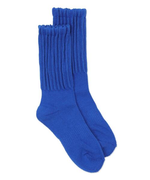 WEGO(ウィゴー)の「WEGO/サポート付きボリューム無地リブソックス(ソックス/靴下・レディース・ブルー/レッド/ブラウン/ブラック/ホワイト/ダークグレー/ワイン・23-25cm)」の14枚目の写真