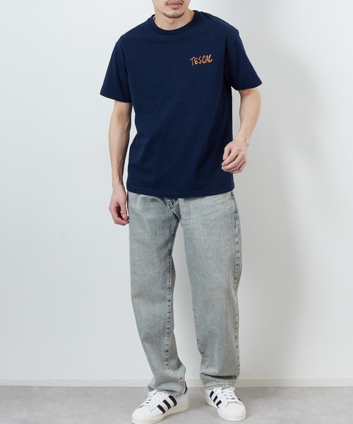 tシャツ 「THE ENDLESS SUMMER/エンドレスサマー」  別注 BUHI ワンポイントロゴプリントTシャツ レディース メンズ THE ENDLESS SUMMER/エンドレスサマー] 別注 BUHI ワンポイント
