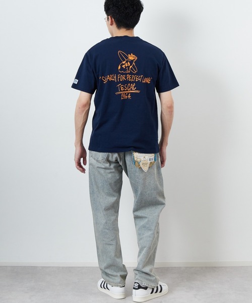 tシャツ 「THE ENDLESS SUMMER/エンドレスサマー」 別注 手書き風ロゴ BUHIバックプリント カットオフTシャツ レディース THE ENDLESS SUMMER/エンドレスサマー] 別注 手書き風ロゴ BUHI