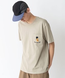 7.4oz love my self刺繍ポケットTee