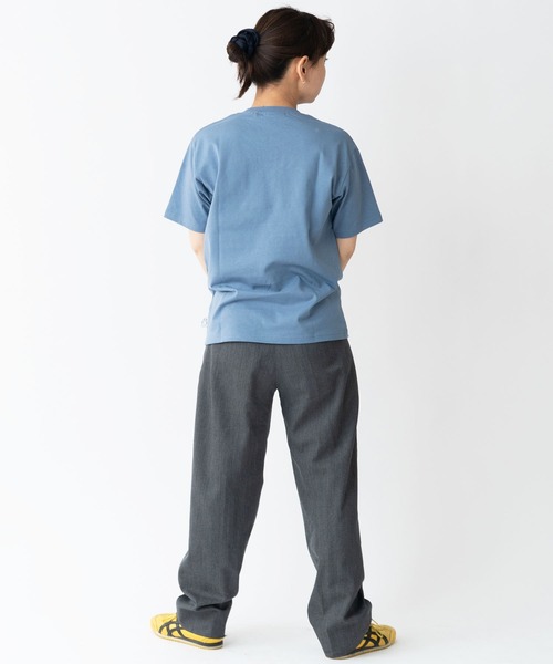 【DIME】送料・関税込★ フレンチ ポケット マンツーマンTシャツ 7.4oz love my self刺繍ポケットTee | ジムマスター（gym master