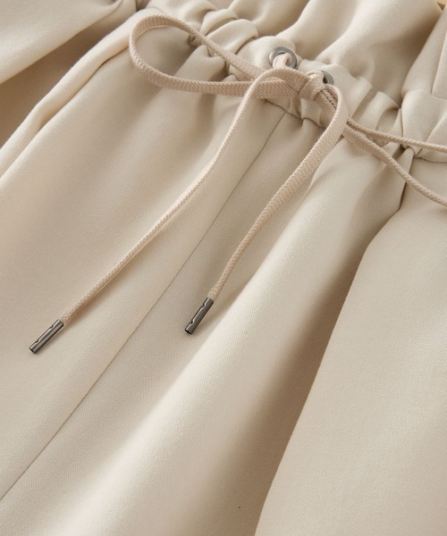 BABYLONE(バビロン)の「ドロストワイドパンツ(その他パンツ・レディース・ボルドー/グレイッシュベージュ/ブラック・フリー)」の7枚目の写真