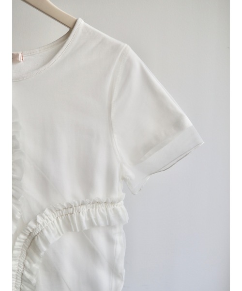JUMELLE(ジュメロ)の「tulle design Tshirt(Tシャツ/カットソー・レディース・ピンク/ホワイト・FREE)」の20枚目の写真