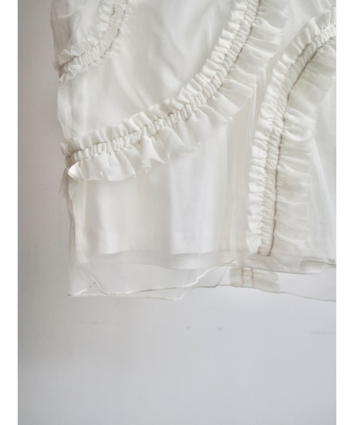 JUMELLE(ジュメロ)の「tulle design Tshirt(Tシャツ/カットソー・レディース・ピンク/ホワイト・FREE)」の21枚目の写真