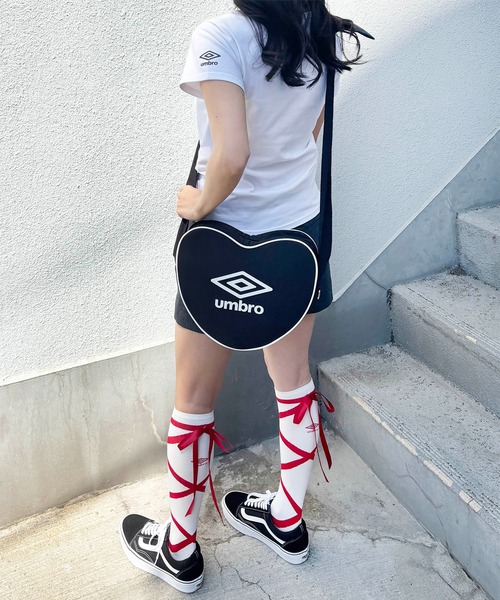 Casselini（キャセリーニ）の「[UMBRO × Casselini] 2WAYハートショルダー（ショルダーバッグ・レディース・アイボリー/ブルー/ブラック・FREE）」の15枚目の写真