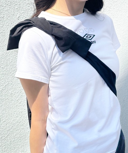 Casselini（キャセリーニ）の「[UMBRO × Casselini] 2WAYハートショルダー（ショルダーバッグ・レディース・アイボリー/ブルー/ブラック・FREE）」の12枚目の写真