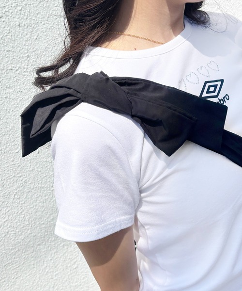 Casselini（キャセリーニ）の「[UMBRO × Casselini] 2WAYハートショルダー（ショルダーバッグ・レディース・アイボリー/ブルー/ブラック・FREE）」の13枚目の写真