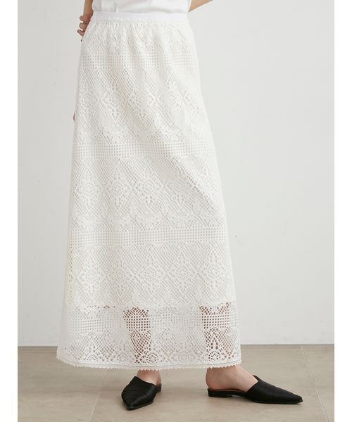 ミルフルール　ラッセルレーススカート ミルフルール ラッセルレーススカート ミルフルール ラッセルレース