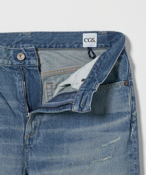CGS.＞ オーガニックコットン ダメージ デニムパンツ（デニム
