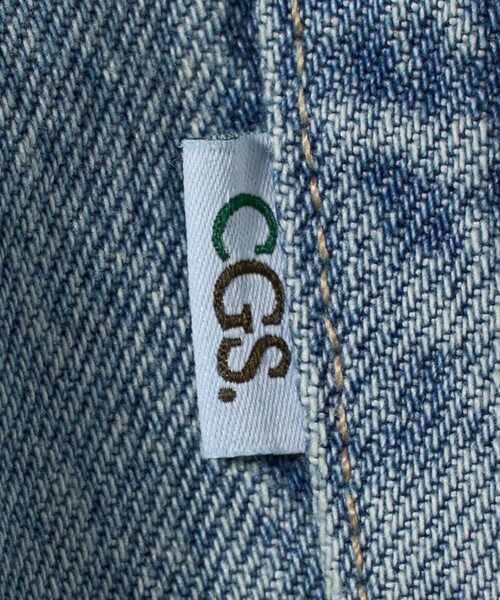 新品タグ付〈CGS.〉オーガニックコットンダメージデニムパンツ　S メンズ CGS.＞ オーガニックコットン ダメージ デニムパンツ（デニム