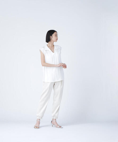 ナローリボンスキッパーブラウス ナローリボンスキッパーブラウス | NATURAL BEAUTY BASIC