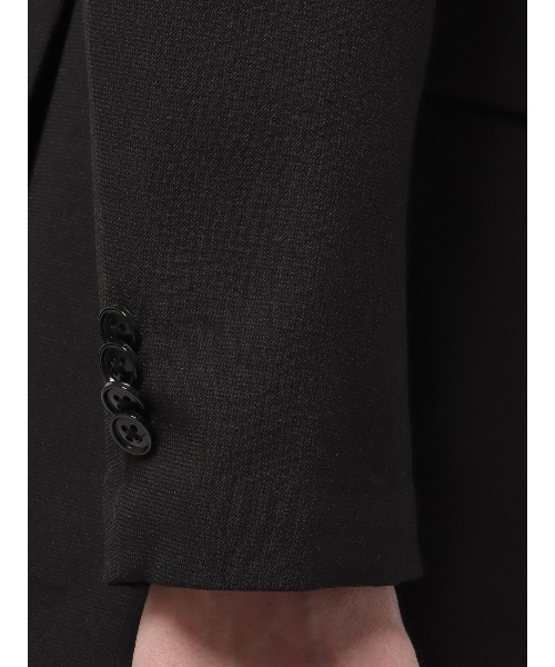 SUIT SQUARE(スーツスクエア)の「最高ジャケット ノーカラー ウォッシャブル NON IRON 2WAYストレッチ(ノーカラージャケット・メンズ・ブラック系/ネイビー系・S/M/L/LL)」の14枚目の写真