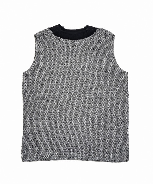 OPULENCE（オーピュレンス）の「French Army ニットベスト（Tシャツ/カットソー・レディース・ピンク/パープル/ブラック・FREE）」の14枚目の写真