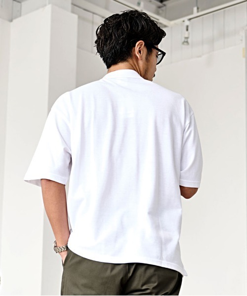 JEMORGAN（ジェーイーモーガン）の「『JEMORGAN LONG JOHNS/ジェーイーモーガンロングジョーンズ』T/Cカノコワッペンポロ【+】（シャツ/ブラウス・メンズ・ブラック/ベージュ/ホワイト/ネイビー・XL/L/M）」の7枚目の写真