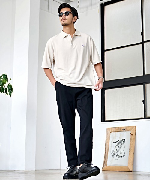 JEMORGAN（ジェーイーモーガン）の「『JEMORGAN LONG JOHNS/ジェーイーモーガンロングジョーンズ』T/Cカノコワッペンポロ【+】（シャツ/ブラウス・メンズ・ブラック/ベージュ/ホワイト/ネイビー・XL/L/M）」の16枚目の写真