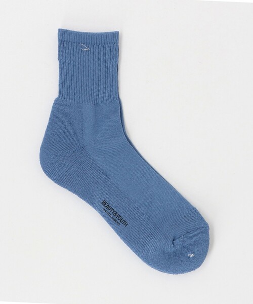 BEAUTY&YOUTH UNITED ARROWS（ビューティーアンドユースユナイテッドアローズ）の「抗菌・防臭 リブ パイル クォーター ソックス（ソックス/靴下・メンズ・ライトブルー/ライトグレー/ホワイト/ブラック・FREE）」の15枚目の写真
