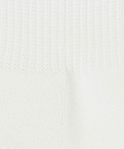 BEAUTY&YOUTH UNITED ARROWS（ビューティーアンドユースユナイテッドアローズ）の「抗菌・防臭 リブ パイル クォーター ソックス（ソックス/靴下・メンズ・ライトブルー/ライトグレー/ホワイト/ブラック・FREE）」の7枚目の写真