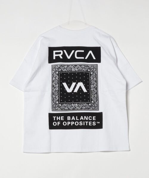 RVCA（ルーカ）の「ルーカ RVCA BANDANA ST サーフ 半袖Tシャツ（Tシャツ/カットソー・メンズ・ブラック/ホワイト・S/M/L）」の3枚目の写真