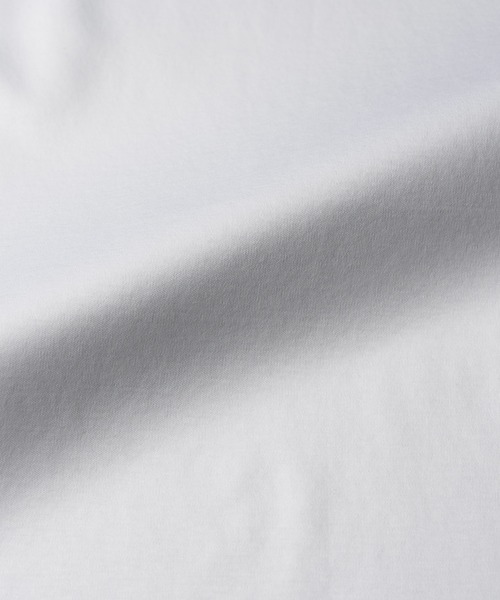 ESTNATION（エストネーション）の「ESTNATION / アルビニ コットンスムース ロールアップ Tシャツ（Tシャツ/カットソー・レディース・ホワイト/ブラック/ピンク/ネイビー・FREE）」の11枚目の写真