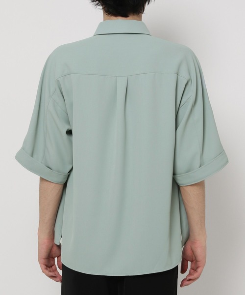 HARE（ハレ）の「【一部カラーSET UP対応】DABOハーフZIPシシュウシャツ(HARE)（シャツ/ブラウス・メンズ・グレー/ブラック/グリーン・FREE）」の12枚目の写真