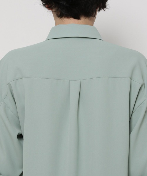 HARE（ハレ）の「【一部カラーSET UP対応】DABOハーフZIPシシュウシャツ(HARE)（シャツ/ブラウス・メンズ・グレー/ブラック/グリーン・FREE）」の14枚目の写真