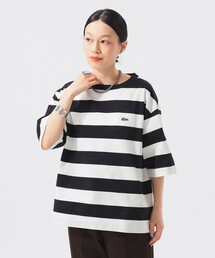 【7/24値下げ】【WEB限定】【別注】LACOSTE / ボーダー ショートスリーブ Tシャツ