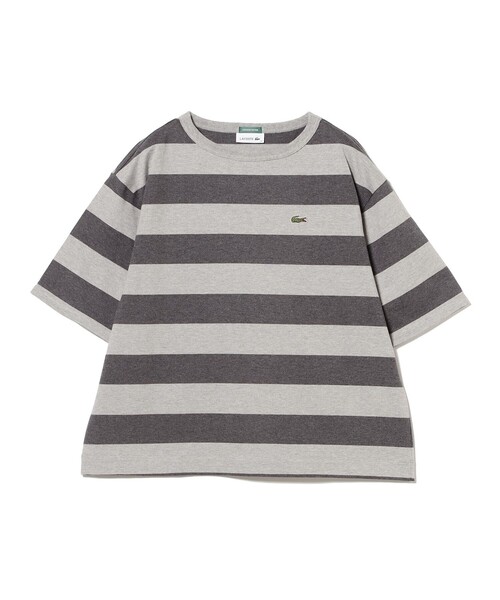 LACOSTE(ラコステ)の「【7/24値下げ】【WEB限定】【別注】LACOSTE / ボーダー ショートスリーブ Tシャツ(Tシャツ/カットソー・レディース・グレー/ブラック/レッド/ネイビー・36)」の12枚目の写真