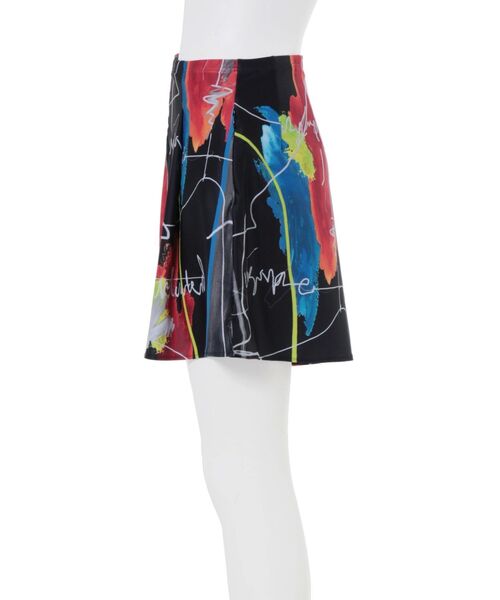 UN3D.（アンスリード）の「RAKUGAKI ART SHORT PT / ラクガキアートショートパンツ（水着・レディース・ホワイト/ブラック・36/38）」の11枚目の写真